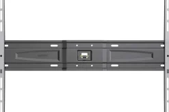Meliconi Slimstyle Plus 600 S, supporto fisso ultra sottile da parete per TV a schermo piatto da 50’’ a 82’, VESA 300-400-600, colore nero, adatto anche per TV OLED