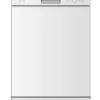 MIDEA - MFD60S131W-IT Lavastoviglie libera installazione, Classe E, 13 coperti, 6 programmi, filtri autopulenti - Bianco