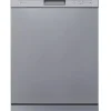 MIDEA - MFD60S131X-IT Lavastoviglie libera istallazione, Classe E, 13 coperti, 6 programmi, 60 cm, bio-eco - Acciaio Inox