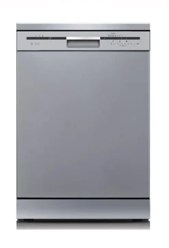 MIDEA - MFD60S131X-IT Lavastoviglie libera istallazione, Classe E, 13 coperti, 6 programmi, 60 cm, bio-eco - Acciaio Inox