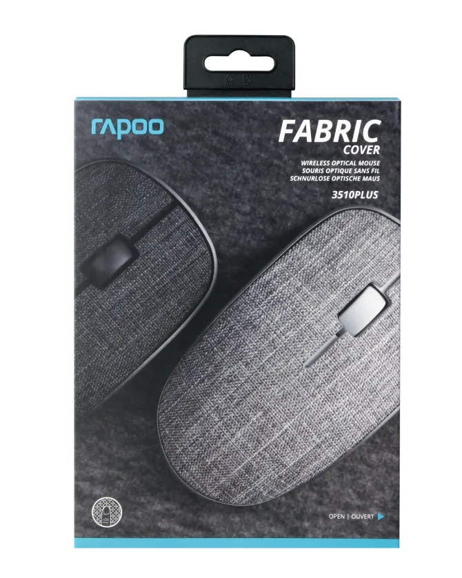 Mouse wireless Rapoo 3510 Plus – Ambidestro, 1000 DPI, batteria 12 mesi