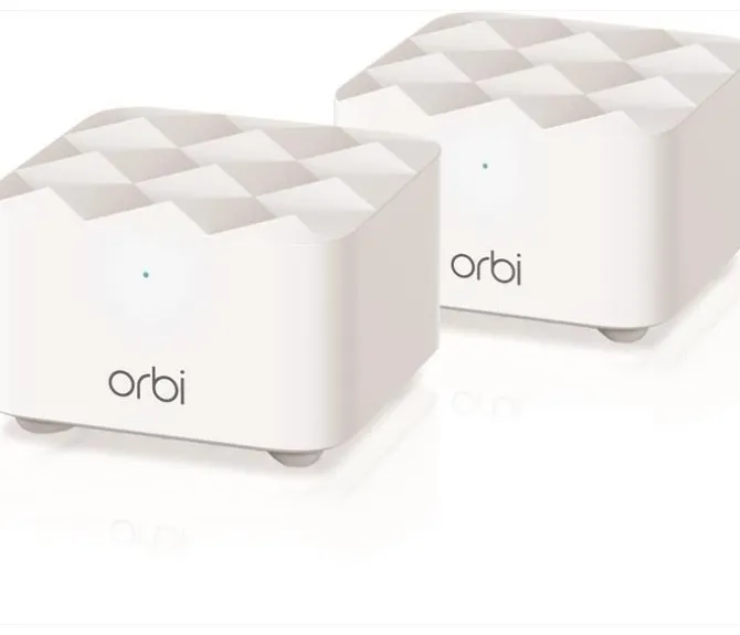 Netgear Orbi WiFi System (RBK12) AC1200 router wireless Dual-band (2.4 GHz/5 GHz) Gigabit Ethernet Bianco
