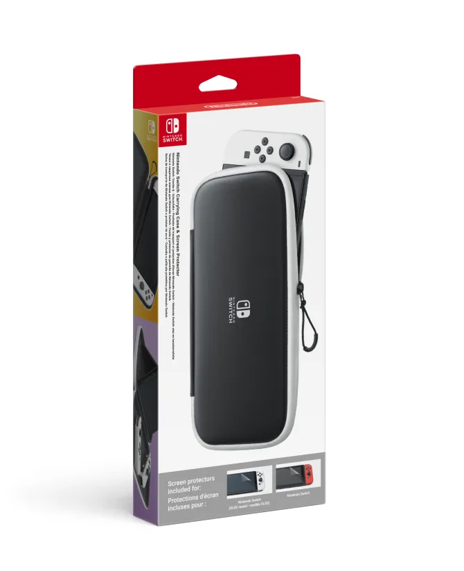 Nintendo Custodia e Pellicola Protettiva per Switch Modello OLED