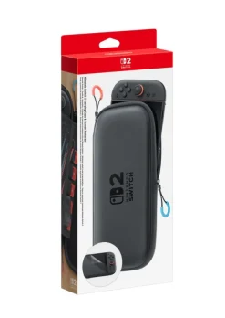NINTENDO - CUSTODIA PER NINTENDO SWITCH 2 E PELLICCOLA PROTETTIVA - NERO