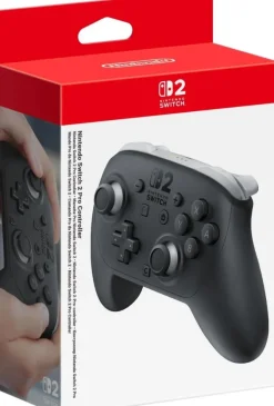 NINTENDO - PRO CONTROLLER PER SWITCH 2, pulsante C per GameChat - Nero