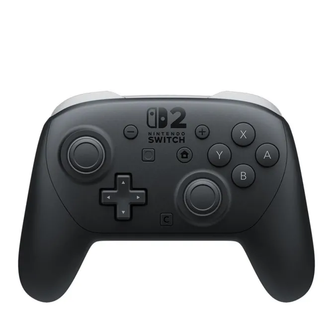 NINTENDO - PRO CONTROLLER PER SWITCH 2, pulsante C per GameChat - Nero