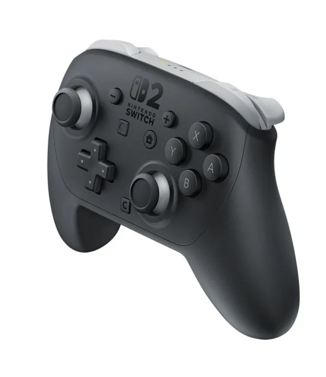 NINTENDO - PRO CONTROLLER PER SWITCH 2, pulsante C per GameChat - Nero