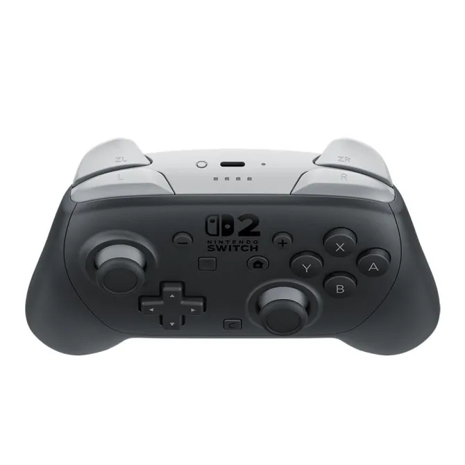 NINTENDO - PRO CONTROLLER PER SWITCH 2, pulsante C per GameChat - Nero