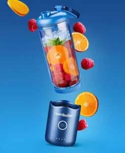 NutriBullet NBP013BL Frullatore Portatile Blu 0,59L a Batteria Compatto
