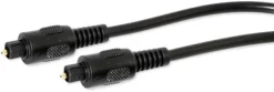 NVS Cavo ottico fibra ottica audio alta qualità 2 spine toslink - l. 3 mt.