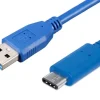 NVS Cavo Usb 3.0 Spina Usb A Spina Micro Usb C Lunghezza 1,5 Mt