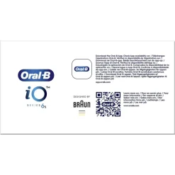 Oral-B iO Spazzolino Elettrico Avanzato iO iO6, 5 velocità, 2 testine di ricambio - sensore di pressione intelligente