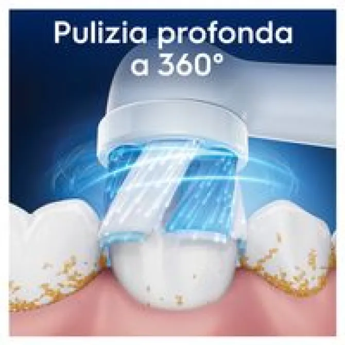 ORAL-B - OB PW REFILL ULTIMATE CLEAN WHITE X3CT, Testine di ricambio per spazzolino ORAL-B - Bianco