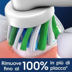 Oral-B Testina Di Ricambio PRO Cross Action Bianca, Confezione Da 10 Testine