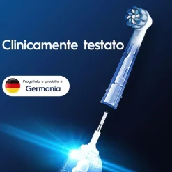Oral-B Testina Di Ricambio PRO Sensitive Clean Bianca, Confezione Da 10 Testine