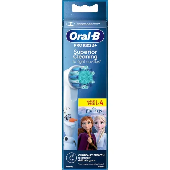 ORAL-B - Testine Ricambio PW REFILL EB10S FROZEN 4CT - Bianco