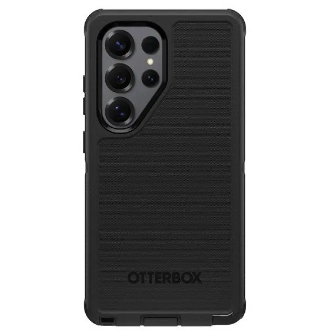 OtterBox Defender Series per Samsung Galaxy S25 Ultra, custodia ultra resistente nera
