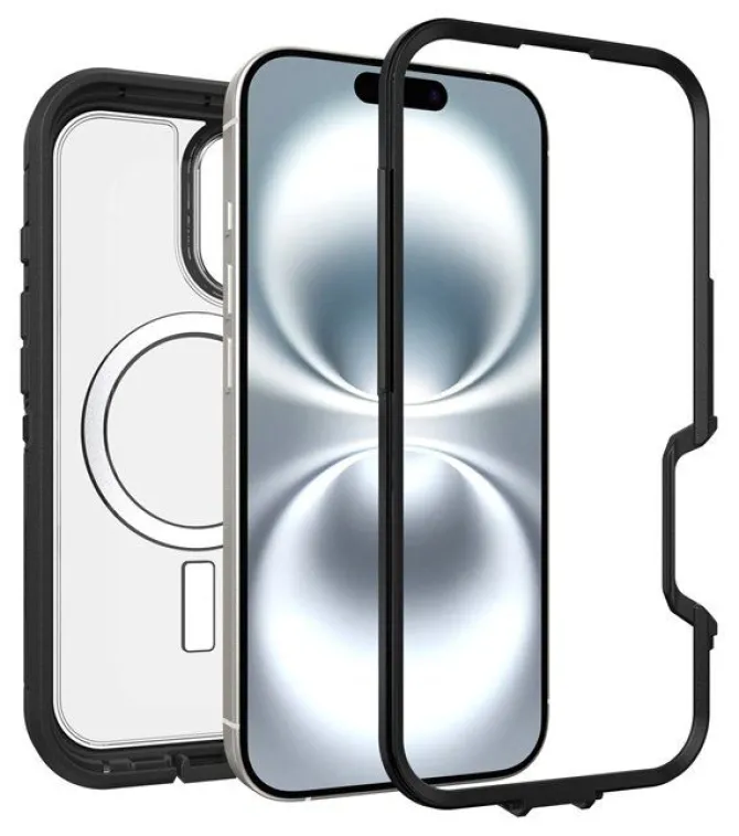 OtterBox Defender Series XT MagSafe - Custodia trasparente ultra resistente per smartphone