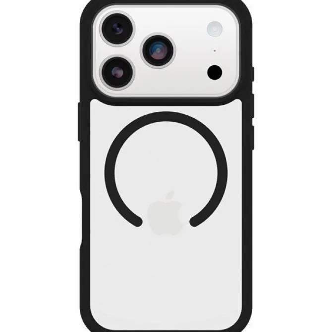 OtterBox React Series Cover MagSafe Ultra-Sottile Nera per Protezione iPhone