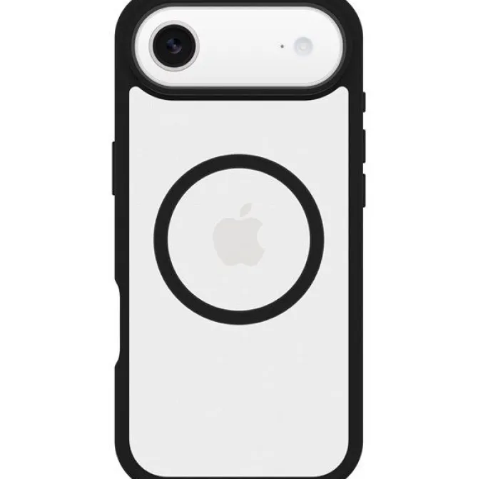 OtterBox React Series Cover MagSafe nera ultrasottile per protezione militare