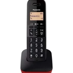 Panasonic KX-TGB610JTR telefono Telefono analogico/DECT Nero, Rosso Identificato