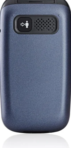 Panasonic KX-TU550EXC Telefono 4G Cellulare Essenziale per Anziani a Conchiglia, Fotocamera da 1.2MP, Telefono per Anziani con Schermo Grande da 2.8", 300 Ore di Standby, Blu