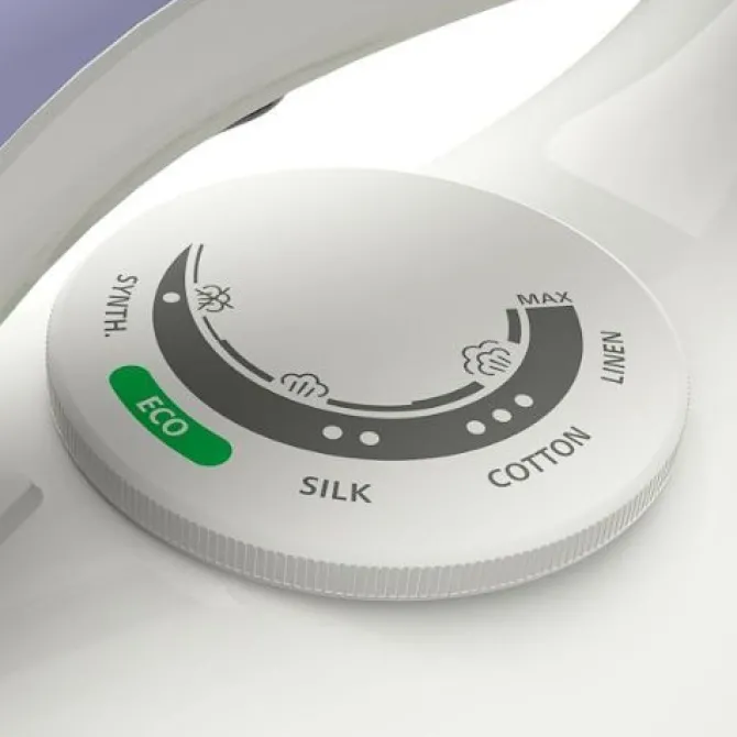 PHILIPS Ferro da Stiro con Caldaia a Vapore Potenza 2400 W Capacità 1,4 Litri colore Grigio Bianco Serie 2000 - PSG2000/80