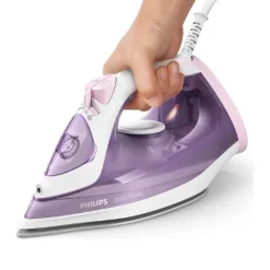 PHILIPS Ferro da Stiro 3000 series DST3010/30 a Vapore Ceramica 2000 W Porpora Bianco