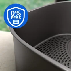 Philips Serie 4000 Airfryer doppio cestello Verticale, Friggitrice ad aria da 10L, 13 metodi di cottura, Rivestimento ceramica PFAS Free, Pulizia in lavastoviglie, App ricette, NA462/70