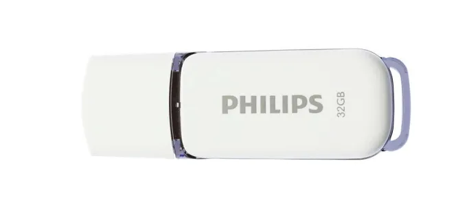 Philips - SNOW Chiavetta USB 32 GB Grigio FM32FD70B/00 USB 2.0 - Blu, Bianco