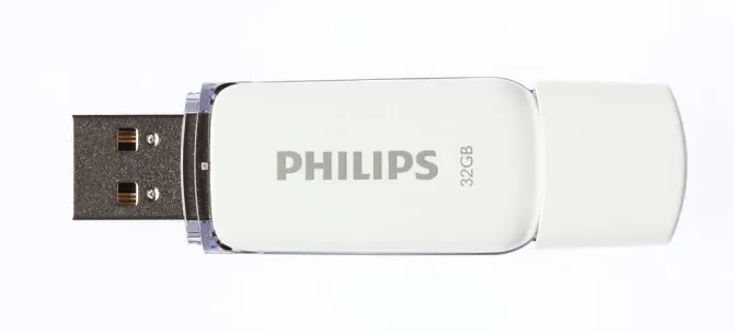 Philips - SNOW Chiavetta USB 32 GB Grigio FM32FD70B/00 USB 2.0 - Blu, Bianco