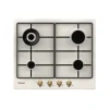 Piano cottura a gas Candy CHW6BRAV4WGT 4 bruciatori Colore Avena