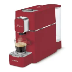 Polti Macchina Caffè a Cialde Capacità 0,85 Litri Potenza 1400W Rosso Coffea S15R