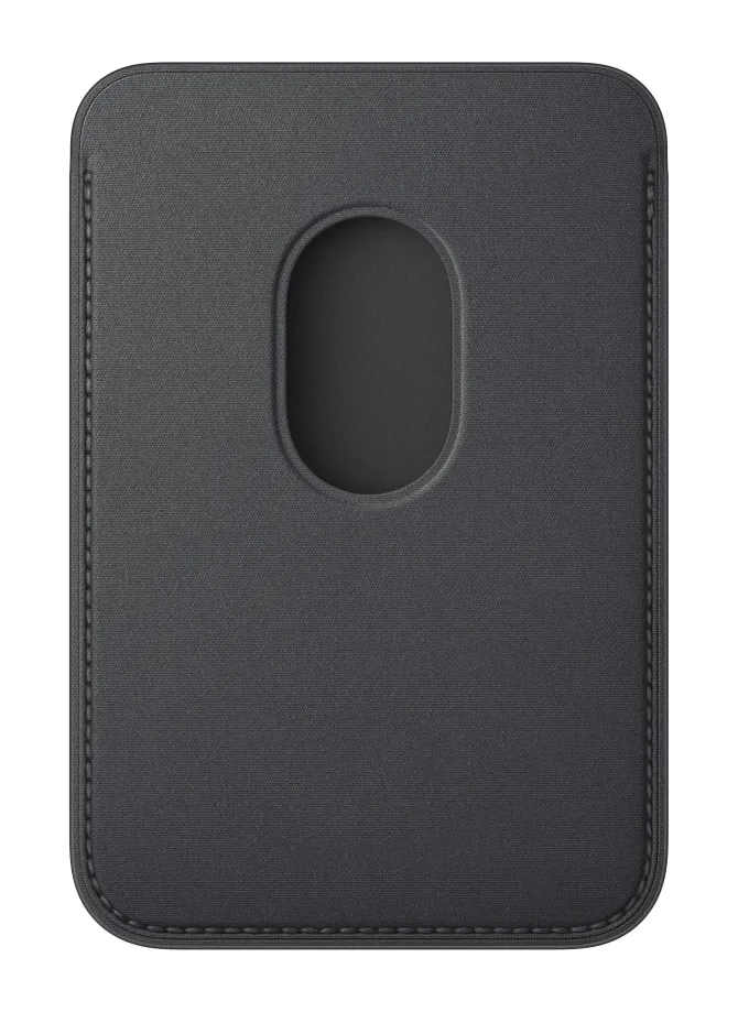Portafoglio MagSafe Apple FineWoven Nero per iPhone – Elegante e pratico