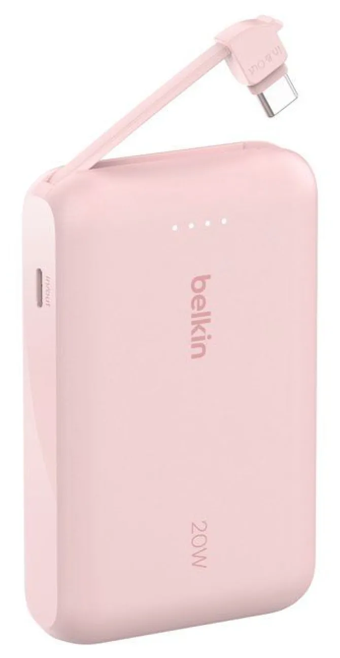 Power Bank Belkin 10.000 mAh con Cavo USB-C Integrato