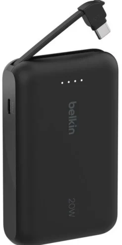 Power Bank Belkin 10.000 mAh con Cavo USB-C Integrato