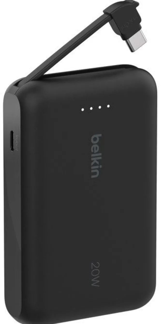Power Bank Belkin 10.000 mAh con Cavo USB-C Integrato