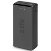 Power Bank SBS 20.000 mAh Extra Slim con Ricarica Rapida USB e USB-C