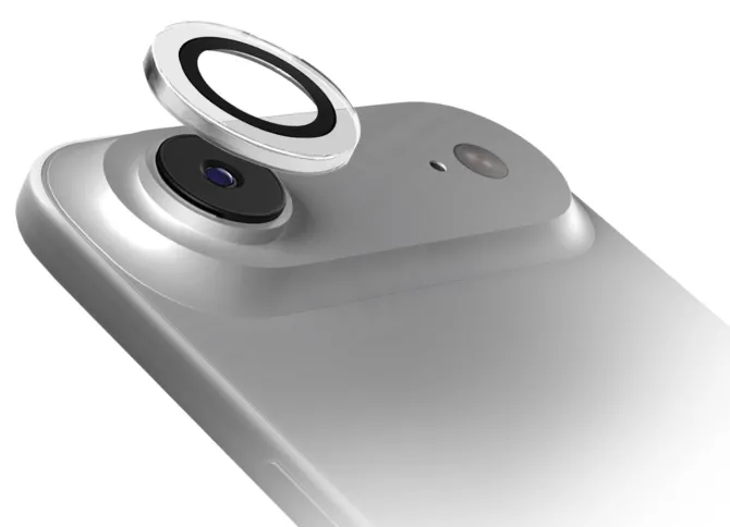 Protezione Fotocamera D3O iPhone 17 Air Vetro Temperato Trasparente