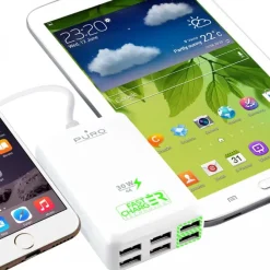 PURO FCCS6USB6WHI Power Bank Veloce fino a 6 USB