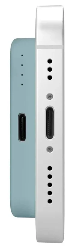 PURO - PUFCBB40P2MAGGRN - Mini Power Bank Compatibile MagSafe per iPhone - Island Mist