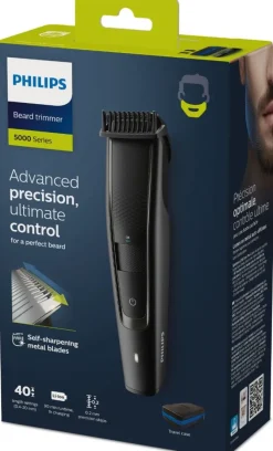 Rasoio elettrico Beardtrimmer series 5000 BT5515/70 Regolabarba, autonomia 90 minuti - senza fili