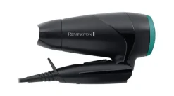 REMINGTON - D1500 Asciugacapelli, 2000 Watt, 2 temperature, 2 velocità, manico pieghevole - Nero