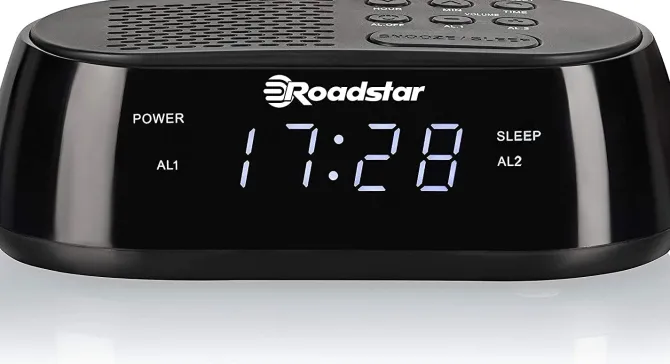 Roadstar Radiosveglia Digitale con Carica USB