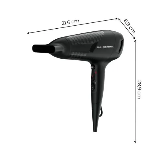 Rowenta Asciugacapelli X KARL LAGERFELD CV581L - 2300W Nero
