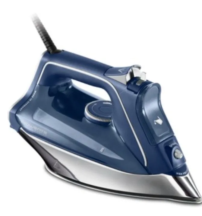 ROWENTA DW8215 FERRO DA STIRO A SECCO E A VAPORE MICROSTEAM 400 SOLEPLATE BLU 2800 W