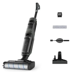 ROWENTA - GZ5035WO, Lavapavimenti senza fili 200 Watt, 50 min di autonomia - Nero