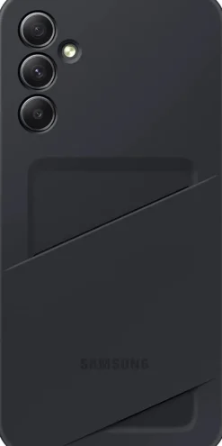 Samsung Card Slot Cover custodia con tasca per Galaxy A34 5G Nero