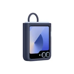 SAMSUNG - Custodia Silicone Z Flip 6 Ring Navy