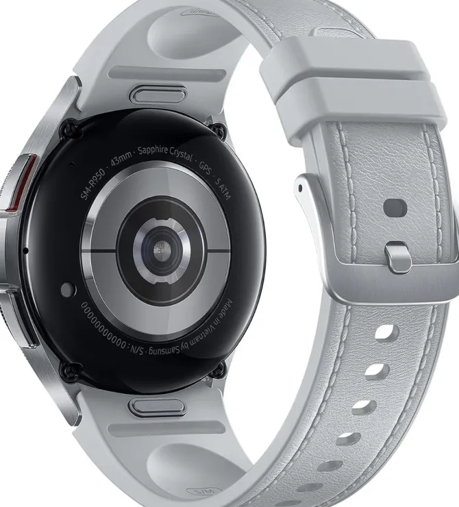 Samsung Galaxy Watch6 Classic 43mm Smartwatch Fitness Tracker Silver
